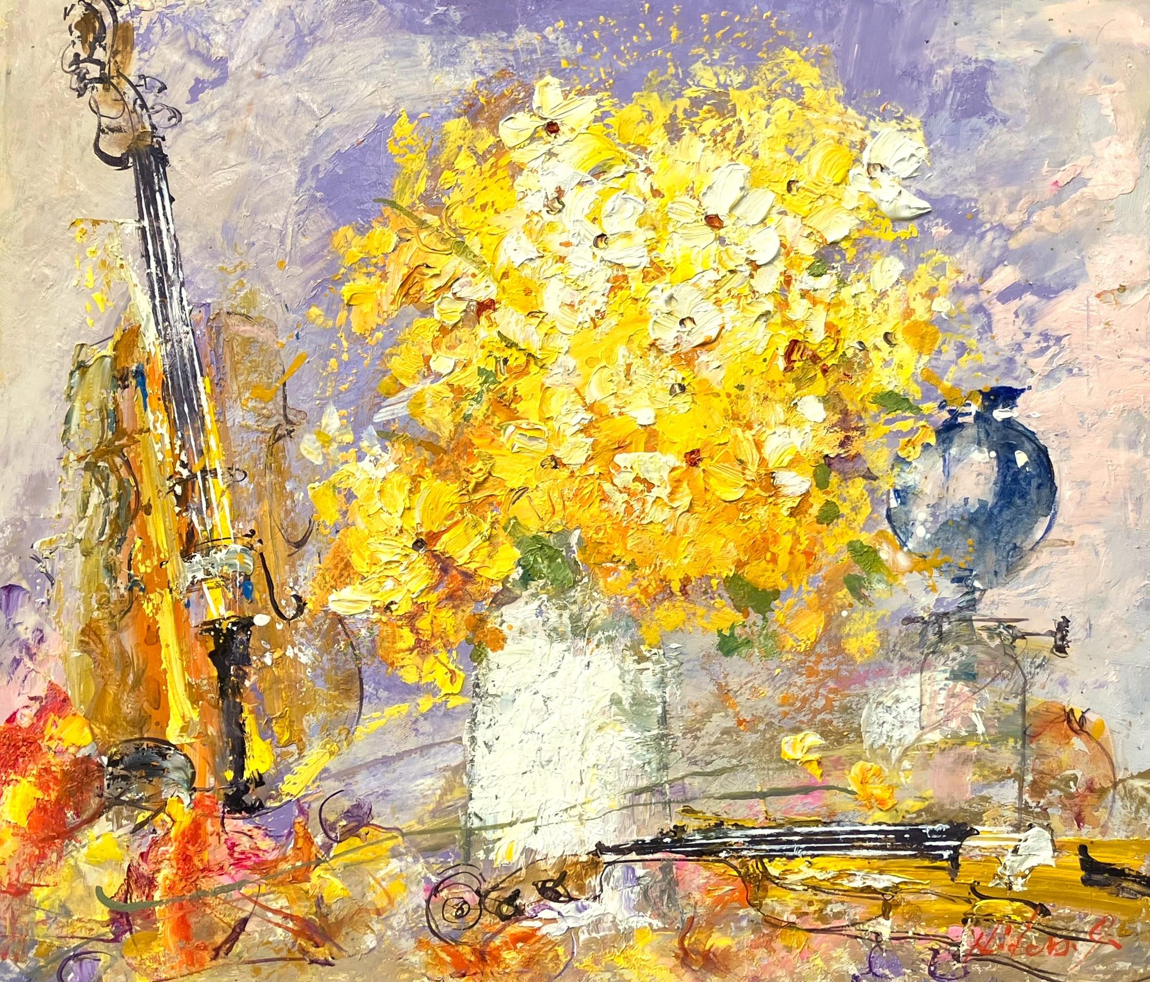 バイオリンと花① | ｜正光画廊